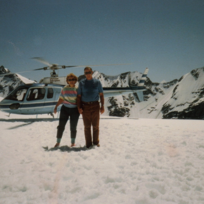 DD EV on Ridge 7000ft near Mt Cook 1983