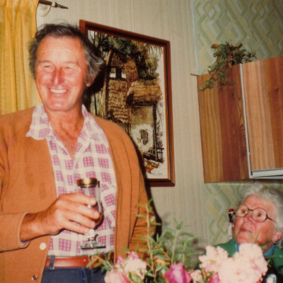 DD giving a Toast Molly Goaley 4th August 1983