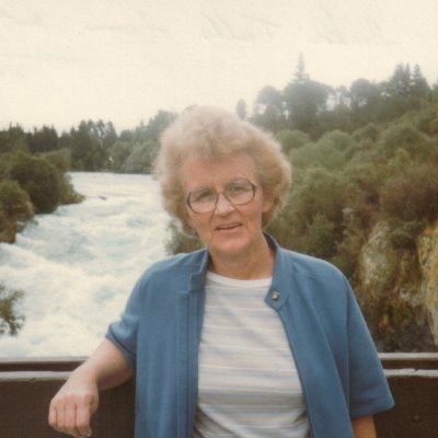 EV Husla Falls Footbridge NZ 1983