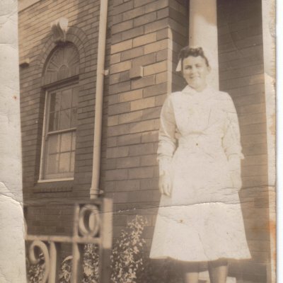 EV in Nurses' Uniform 1947