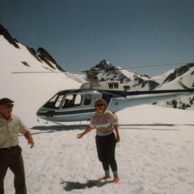 EV on Ridge 7000ft near Mt Cook NZ 1983