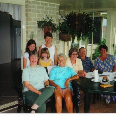 Anne and Dell Henry with Family