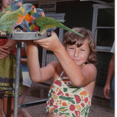 Brenda Feeding the Birds Currumbin