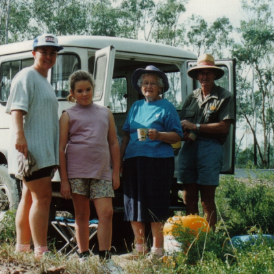 DD EV Marg Katie Fossicking June 1995