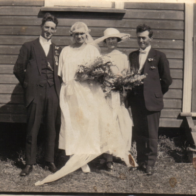 Edward Henry and Jane Kirk Wedding Day