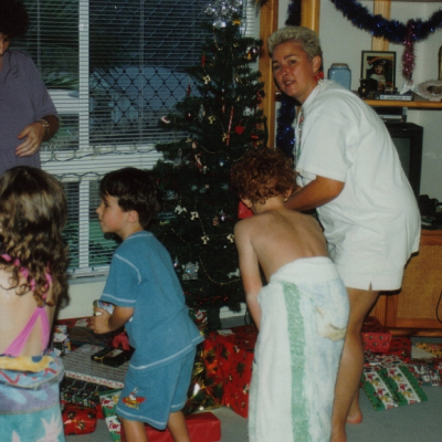 Handing Out Presents XMas 1995