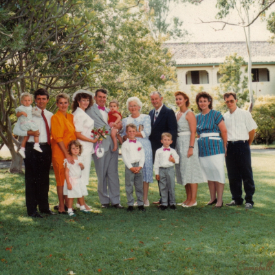 Henry Clan David & Liz Wedding Jan 89