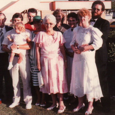 Henry Clan P&K Wedding Jan 1987 2