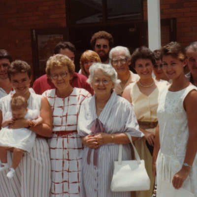 Henry Family Katie Christening Jan 1986