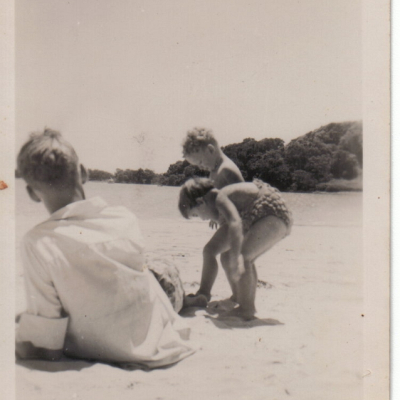 Kids Playing at the Beach