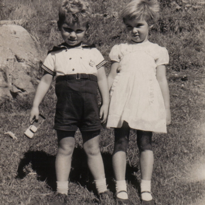 Marg and Paul in Sailor Outfit